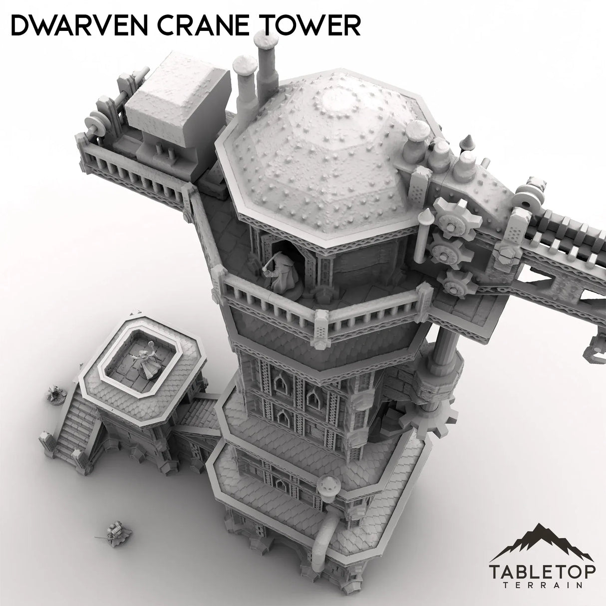 Tabletop Terrain Tower Dwarven Crane Tower