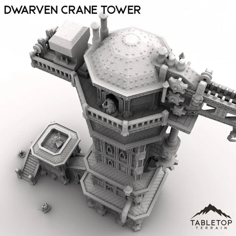 Tabletop Terrain Tower Dwarven Crane Tower