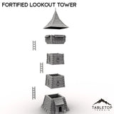 Tabletop Terrain Tower Fortified Lookout Tower