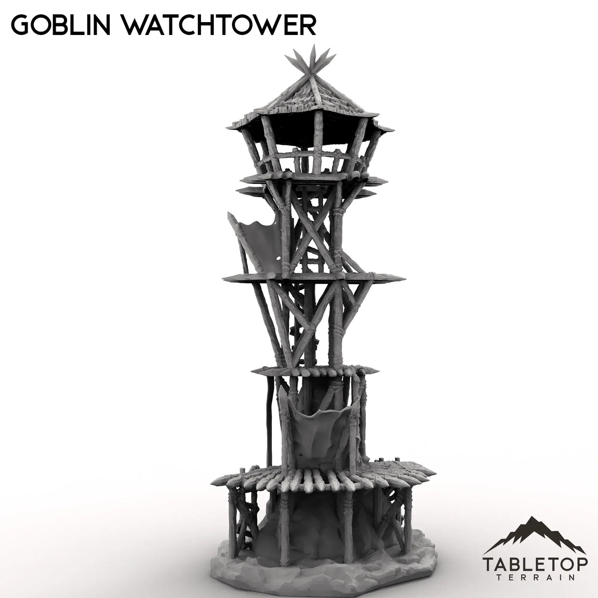 Tabletop Terrain Tower Goblin Watchtower