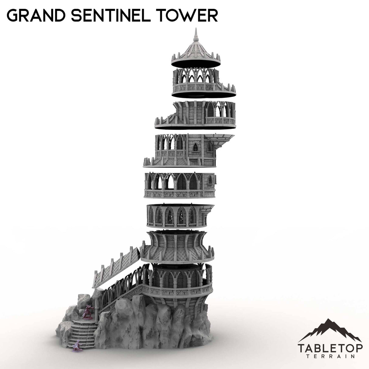 Tabletop Terrain Tower Grand Sentinel Tower