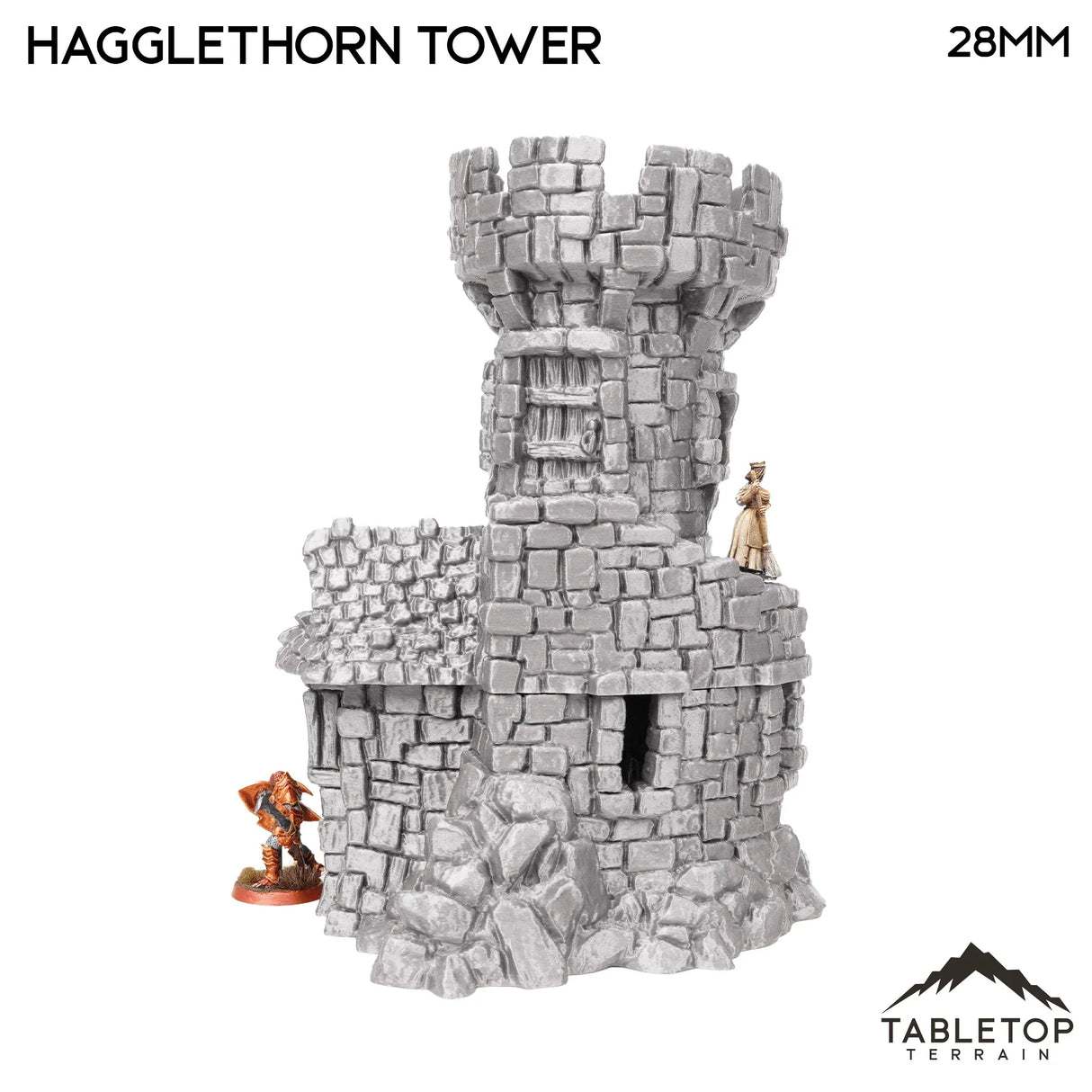 Tabletop Terrain Tower Hagglethorn Tower - Hagglethorn Hollow - Fantasy Tower