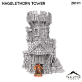 Tabletop Terrain Tower Hagglethorn Tower - Hagglethorn Hollow - Fantasy Tower