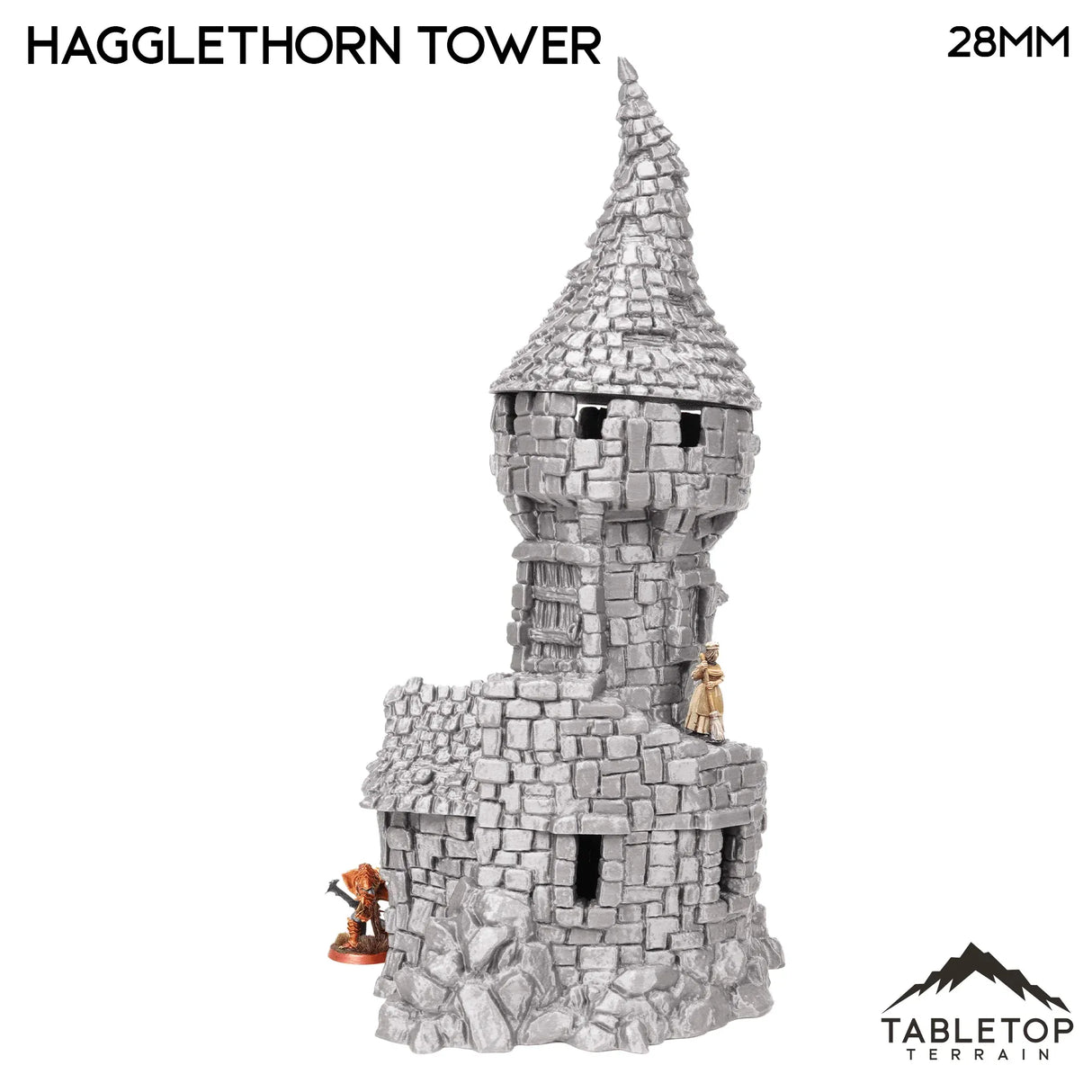 Tabletop Terrain Tower Hagglethorn Tower - Hagglethorn Hollow - Fantasy Tower