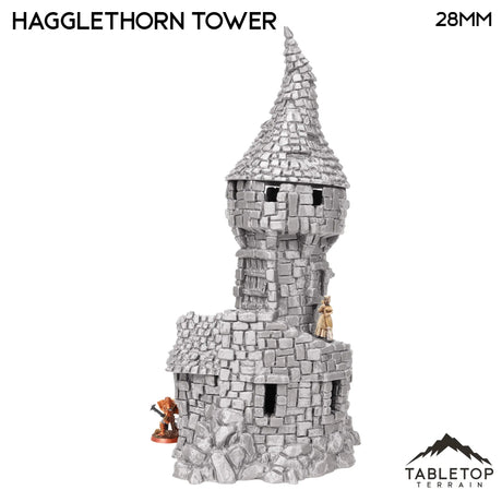 Tabletop Terrain Tower Hagglethorn Tower - Hagglethorn Hollow - Fantasy Tower