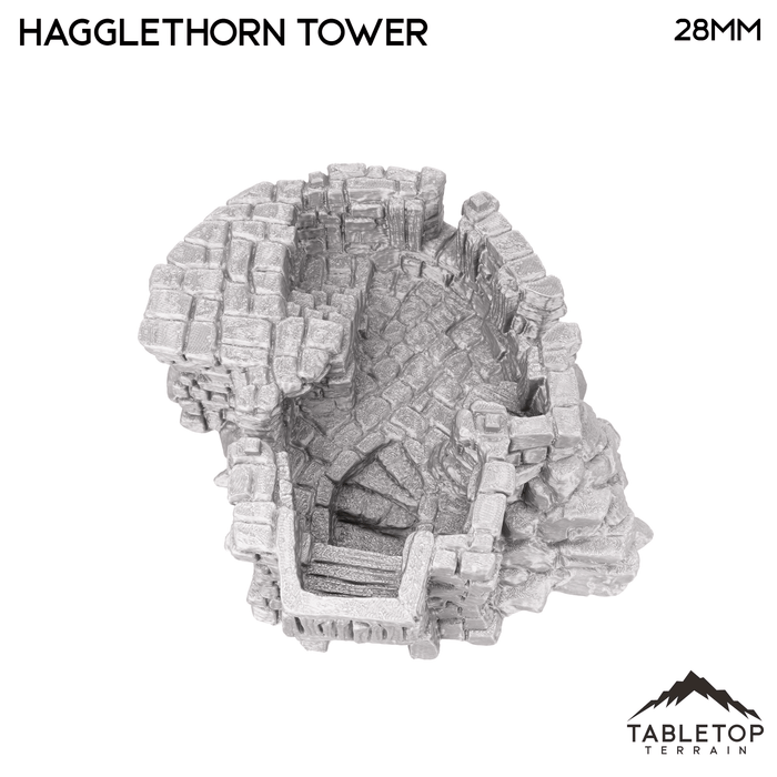Tabletop Terrain Tower Hagglethorn Tower - Hagglethorn Hollow - Fantasy Tower
