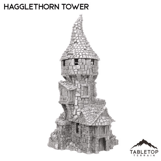 Tabletop Terrain Tower Hagglethorn Tower - Hagglethorn Hollow - Fantasy Tower