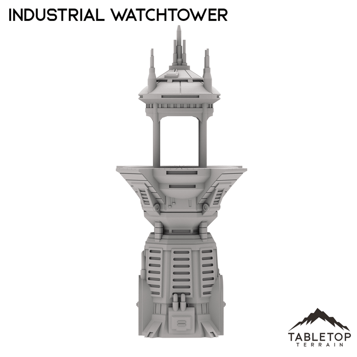 Tabletop Terrain Tower Industrial Watchtower - Futuristic City