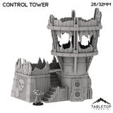 Tabletop Terrain Tower Orc Control Tower - Warpzel-1A Orc Space Program