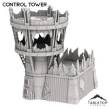 Tabletop Terrain Tower Orc Control Tower - Warpzel-1A Orc Space Program