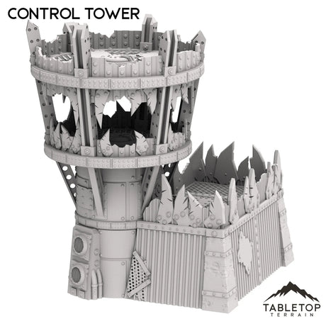 Tabletop Terrain Tower Orc Control Tower - Warpzel-1A Orc Space Program