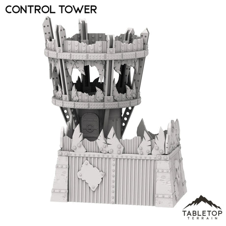 Tabletop Terrain Tower Orc Control Tower - Warpzel-1A Orc Space Program