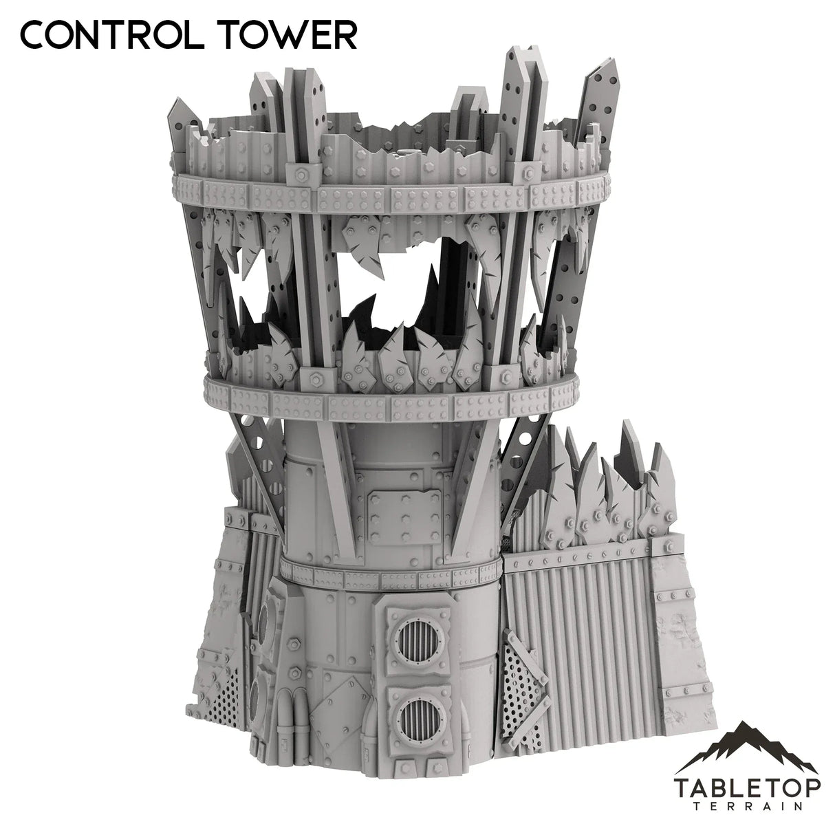 Tabletop Terrain Tower Orc Control Tower - Warpzel-1A Orc Space Program