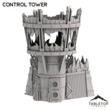 Tabletop Terrain Tower Orc Control Tower - Warpzel-1A Orc Space Program