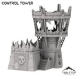 Tabletop Terrain Tower Orc Control Tower - Warpzel-1A Orc Space Program