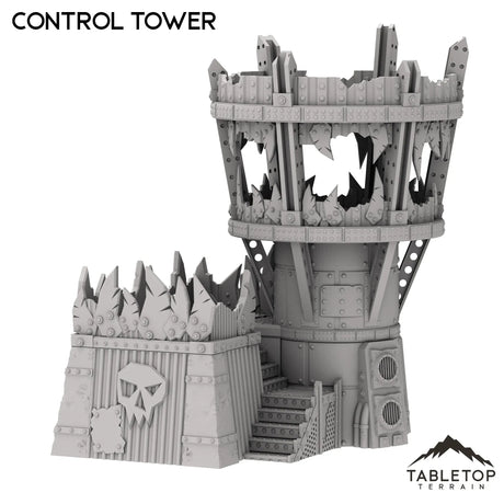 Tabletop Terrain Tower Orc Control Tower - Warpzel-1A Orc Space Program