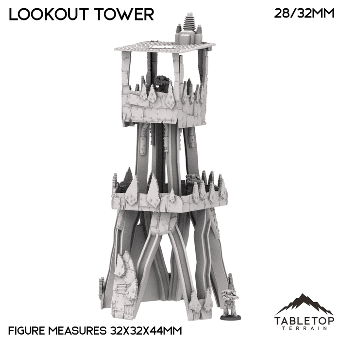 Tabletop Terrain Tower Ork Lookout Tower - Rivet City