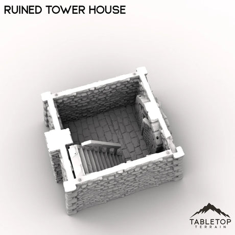 Tabletop Terrain Tower Ruined Tower House