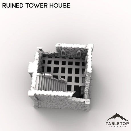 Tabletop Terrain Tower Ruined Tower House