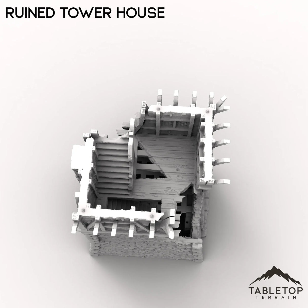Tabletop Terrain Tower Ruined Tower House