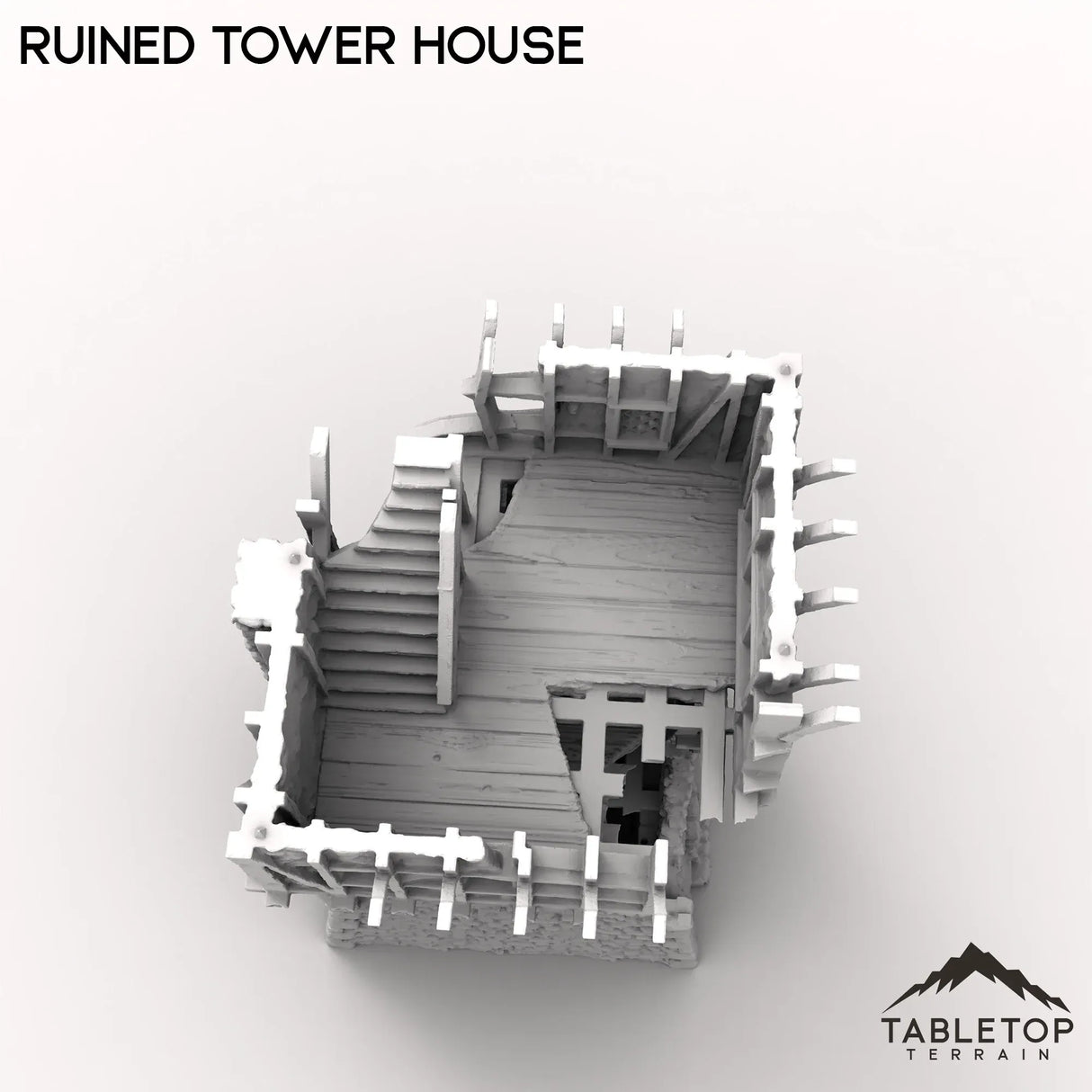 Tabletop Terrain Tower Ruined Tower House