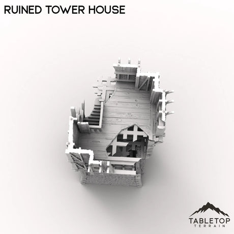Tabletop Terrain Tower Ruined Tower House
