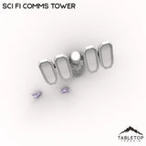 Tabletop Terrain Tower Sci Fi Comms Tower