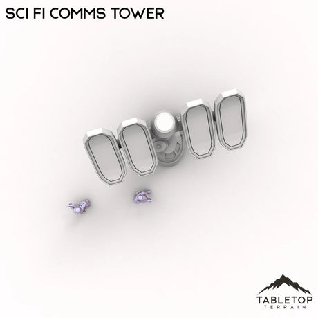 Tabletop Terrain Tower Sci Fi Comms Tower