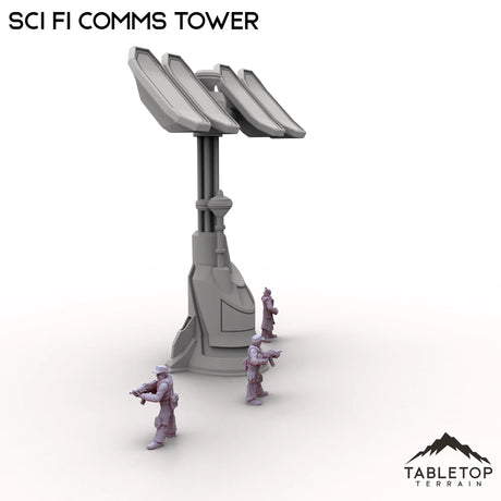 Tabletop Terrain Tower Sci Fi Comms Tower