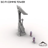 Tabletop Terrain Tower Sci Fi Comms Tower