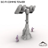 Tabletop Terrain Tower Sci Fi Comms Tower