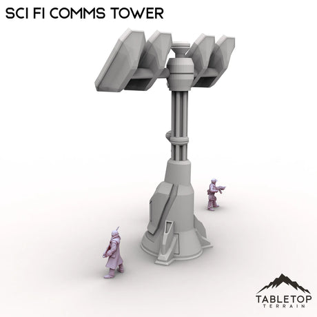 Tabletop Terrain Tower Sci Fi Comms Tower