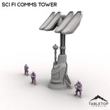 Tabletop Terrain Tower Sci Fi Comms Tower