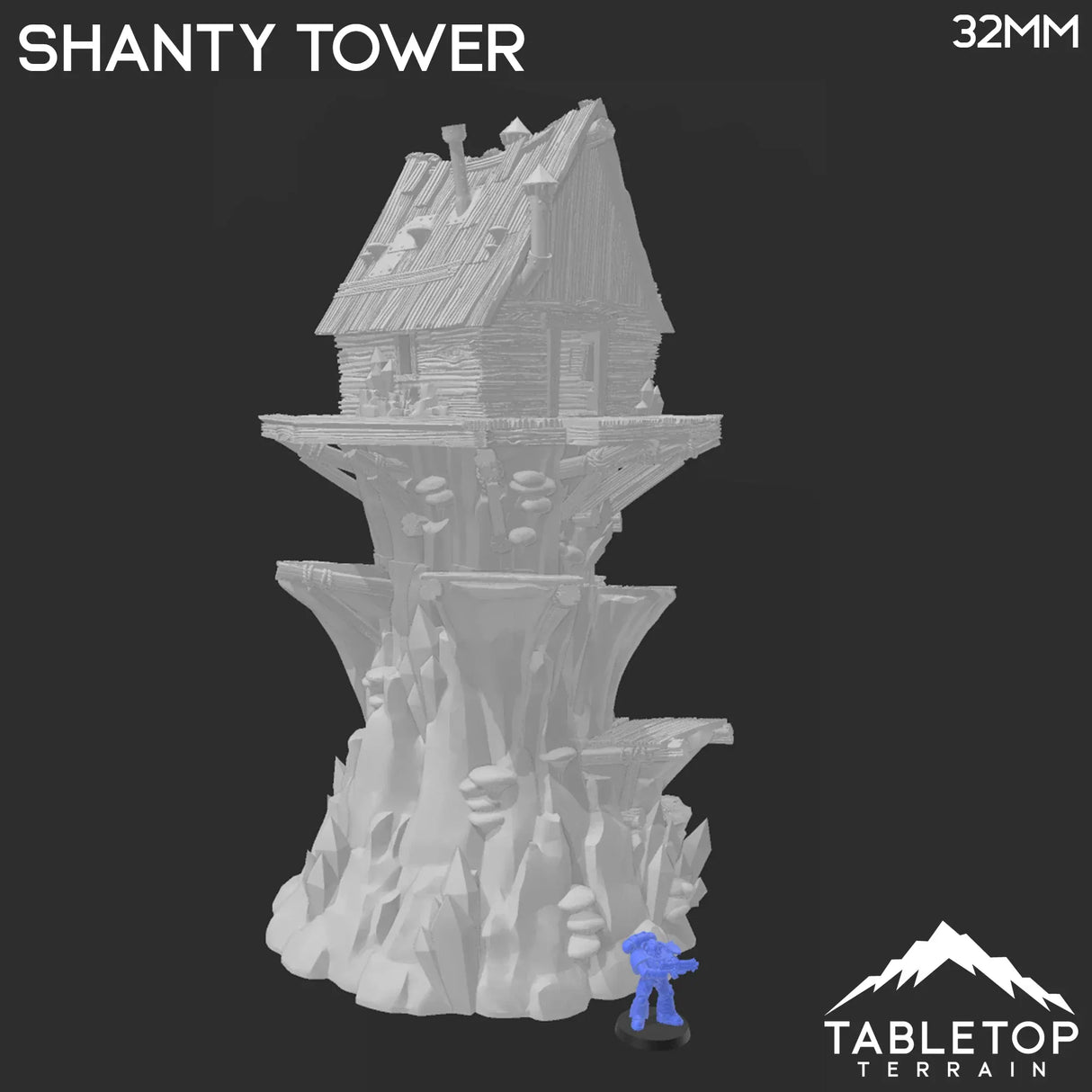 Tabletop Terrain Tower Shanty Tower - Fantasy Tower