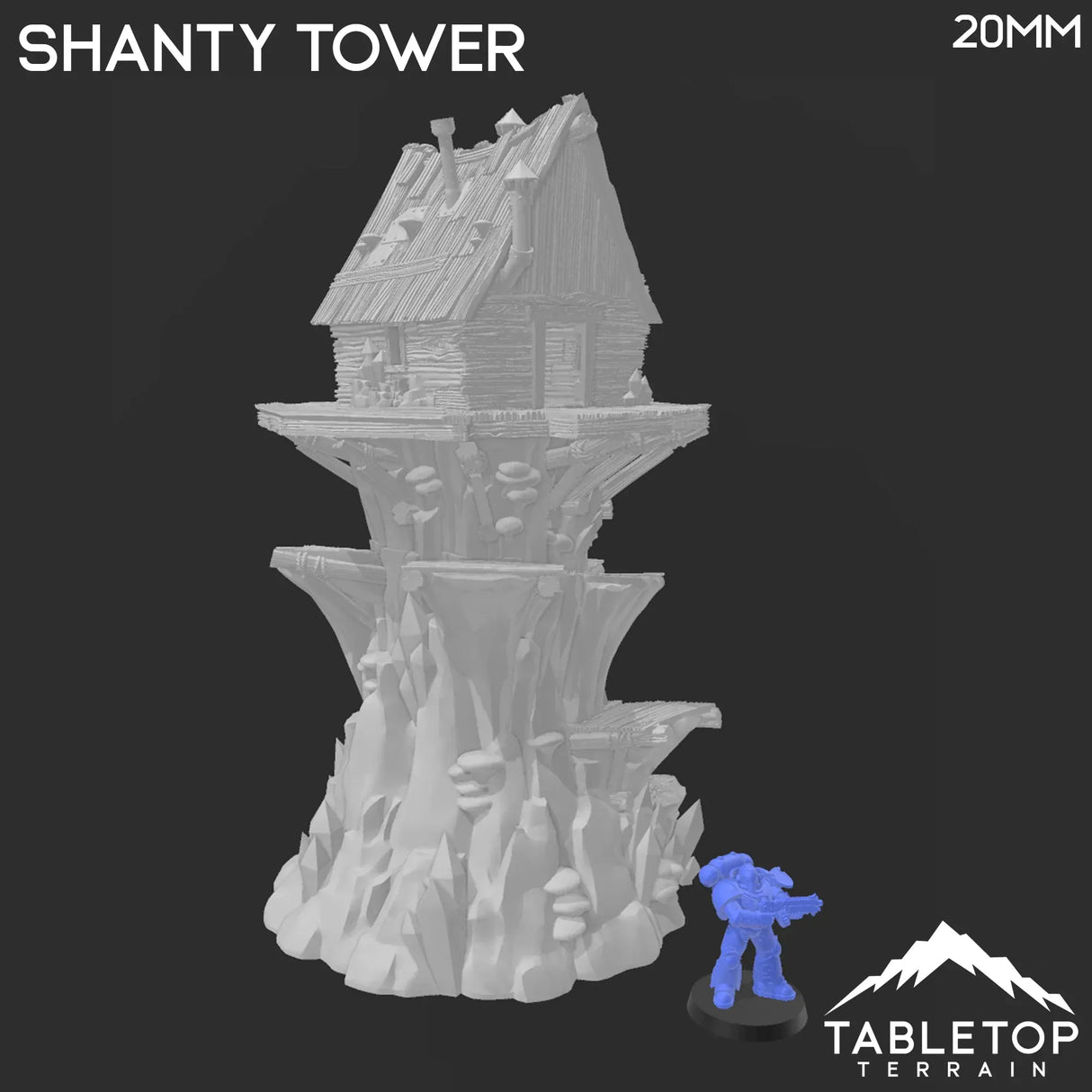 Tabletop Terrain Tower Shanty Tower - Fantasy Tower