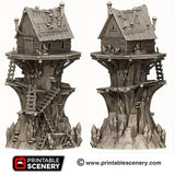 Tabletop Terrain Tower Shanty Tower - Fantasy Tower