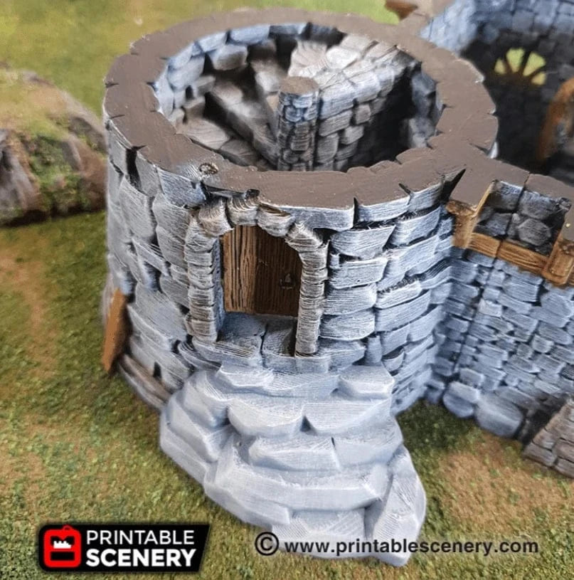 Tabletop Terrain Tower Sorcerer's Tower - Fantasy Tower