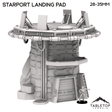 Tabletop Terrain Tower Starport Landing Pad