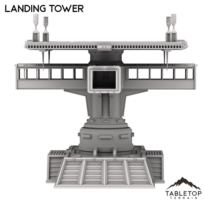 Tabletop Terrain Tower Stronghold Landing Tower