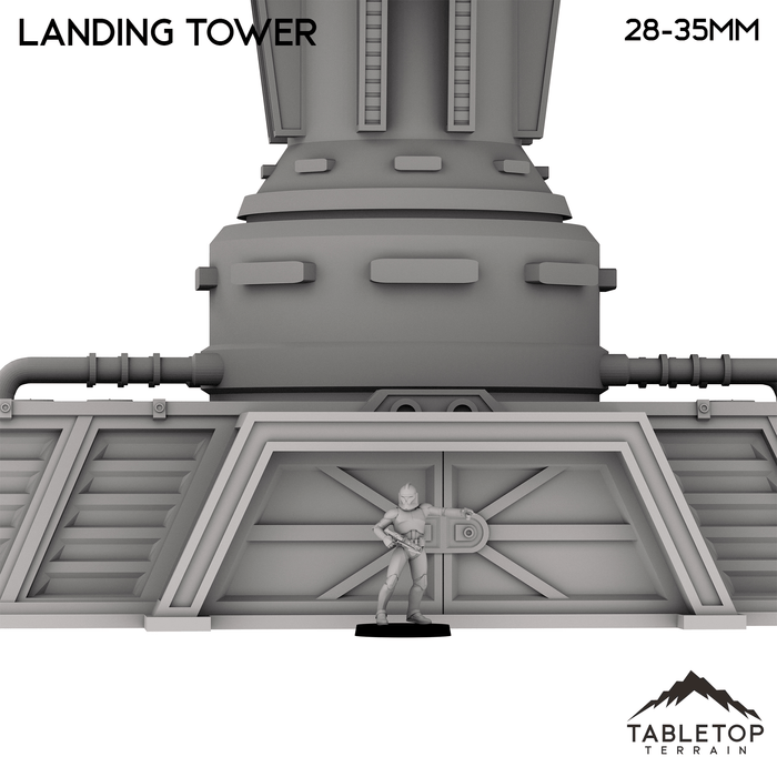 Tabletop Terrain Tower Stronghold Landing Tower