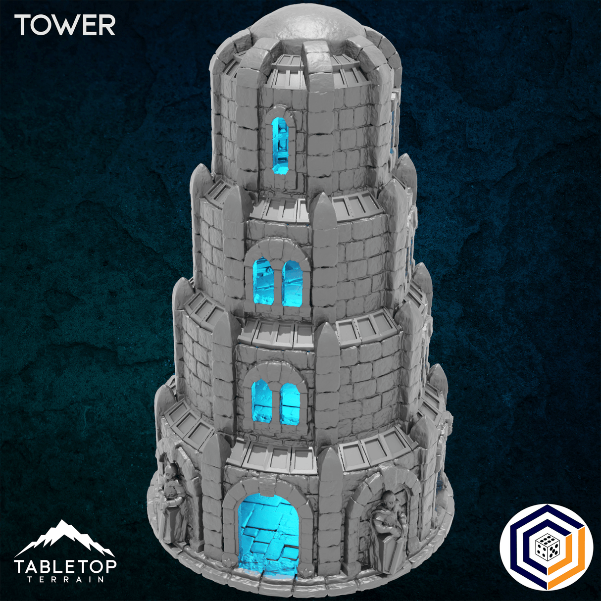 Tabletop Terrain Tower Tower - Kingdom of Tor Ithilas