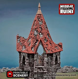 Tabletop Terrain Tower Tower of Insanity - Fantasy Tower