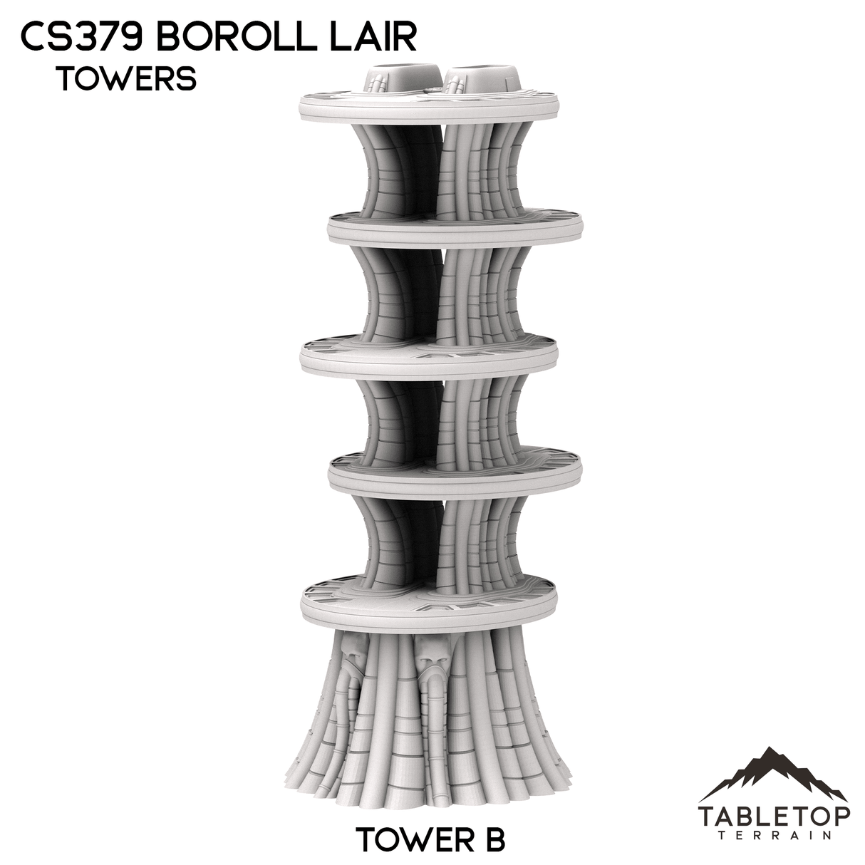 Tabletop Terrain Tower Towers - CS379 Boroll Lair