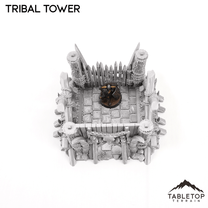 Tabletop Terrain Tower Tribal Tower - Tribal Tower