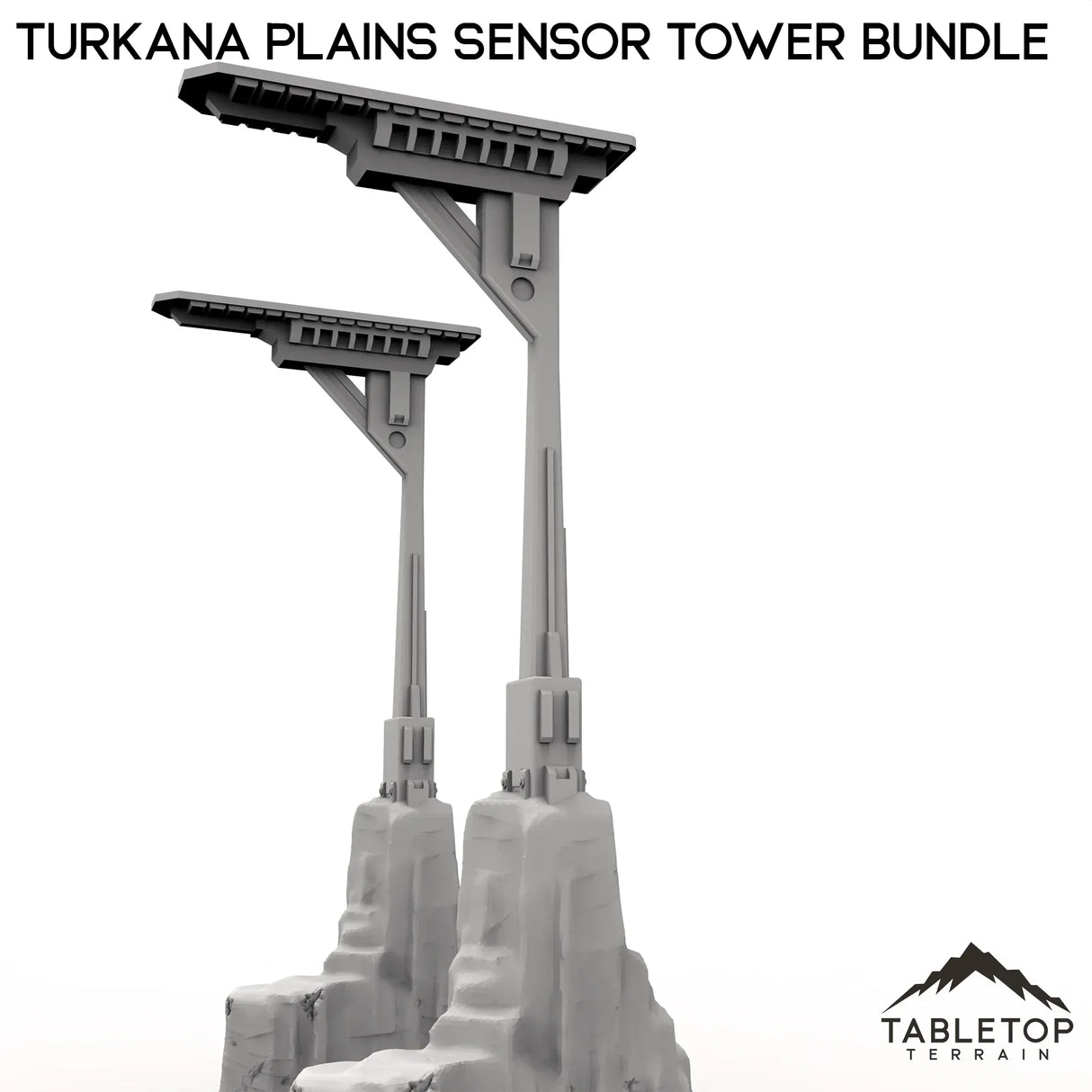 Tabletop Terrain Tower Turkana Plains Sensor Tower Bundle
