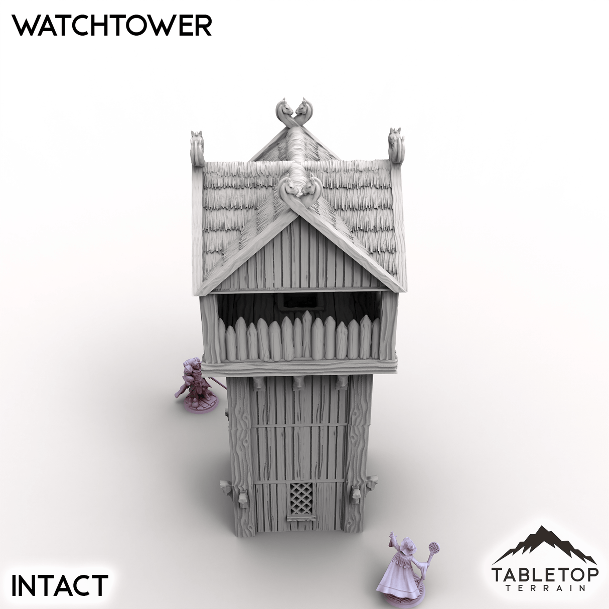 Tabletop Terrain Tower Watchtower - Kingdom of Saxonia