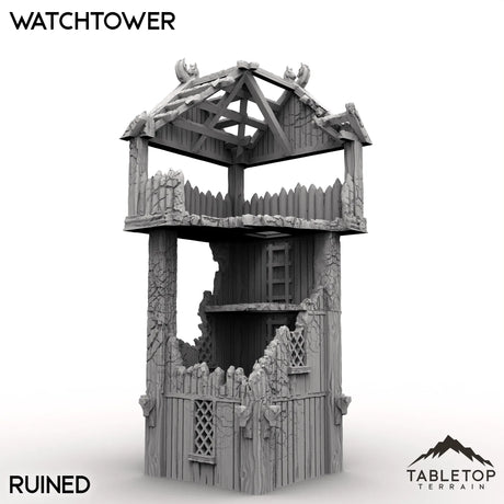Tabletop Terrain Tower Watchtower - Kingdom of Saxonia