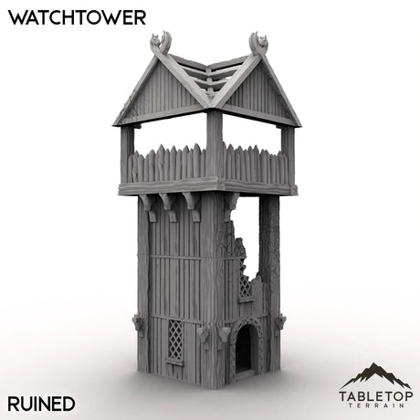 Tabletop Terrain Tower Watchtower - Kingdom of Saxonia