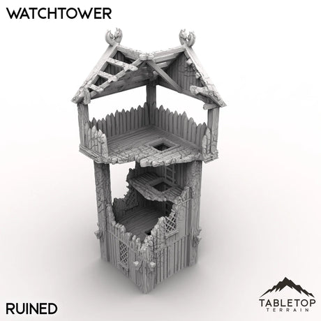 Tabletop Terrain Tower Watchtower - Kingdom of Saxonia