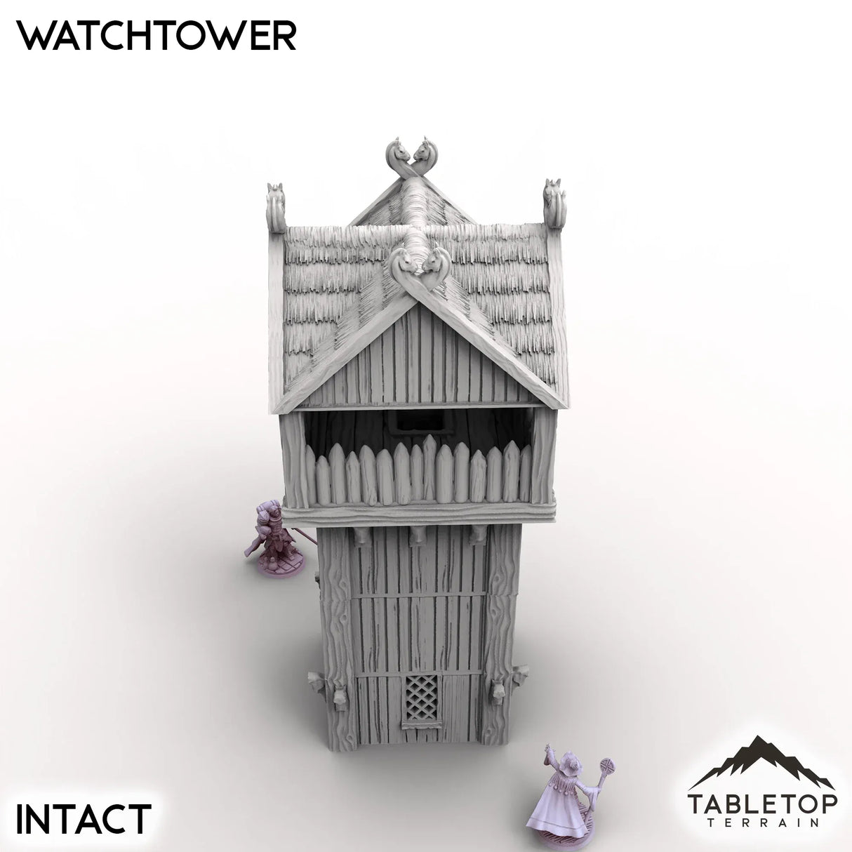 Tabletop Terrain Tower Watchtower - Kingdom of Saxonia